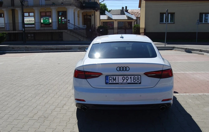 Audi A5 cena 145000 przebieg: 46477, rok produkcji 2017 z Mielec małe 79